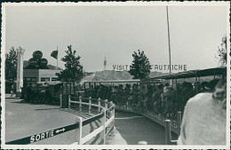 BELGIUM - BRUXELLES - EXPOSITION - PETIT TRAIN - RPPC POSTCARD - 1935 (16933) - Markets