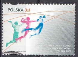 POLAND 4449,used,falc Hinged - Handball