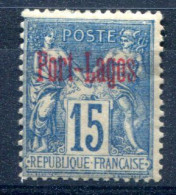 Port-Lagos     N° 3a *  (surcharge Rouge) - Unused Stamps