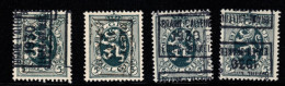 Preo's (279) "BRAINE-L'ALLEUD 1930 EIGEN-BRAKEL" OCVB 5742 A+B+C+D - Roulettes 1930-..