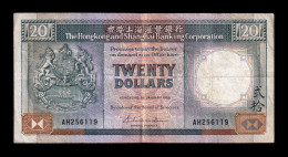 Hong Kong 20 Dollars 1986 Pick 192a Mbc Vf - Hong Kong