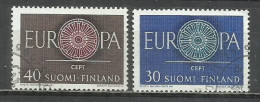 9309-SERIE COMPLETA FINLANDIA EUROPA 1960 Nº 501/502.SUOMI FINLAND. - Usati