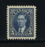 Canada MNH Scott # 235 ( Z2 ) King George VI Value $ 5.00 - Unused Stamps