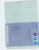 INDIA Postal History Private Aerogramme By Air Mail National And Grindlays Bank Ltd Tuticorin South India 1964 - Covers & Documents