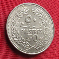 Lebanon 50 Piastres 1970 KM# 28.1 *V1T  Liban Libano Libanon - Líbano