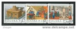 POLAND 2001 MICHEL 3909-3911 USED - Used Stamps
