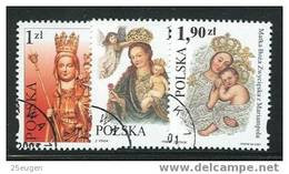 POLAND 2001 MICHEL NO 3904-3906 USED - Used Stamps