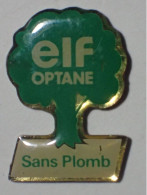 Pin's ELF - CARBURANTS / ELF OPTANE SANS PLOMB - Carburants