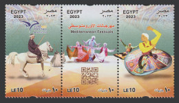 Egypt - 2023 - ( EUROMED Postal - Mediterranean Festivals ) - MNH (**) - Ongebruikt