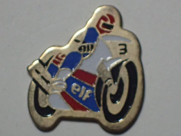 Pin's Elf. La Moto De Grand Prix N°3 - Carburants