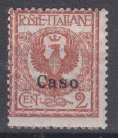 Italy Colonies Aegean Islands Caso 1912 Mi#3 II Mint Hinged - Egée (Caso)