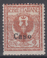 Italy Colonies Aegean Islands Caso 1912 Mi#3 II Mint Hinged - Aegean (Caso)