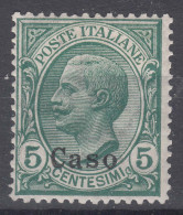 Italy Colonies Aegean Islands Caso 1912 Sassone#2 Mi#4 II Mint Hinged - Aegean (Caso)