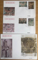 China FDC/1996-20 Dunhuang Cave Murals(VI) 3v MNH - 1990-1999