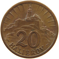 SLOVAKIA 20 HALIEROV 1940  #s036 0895 - Slovacchia