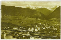 BRIGUE - Vue Générale Et Le Massif Du Simplon .LA GARE - Simplon