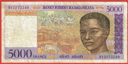 Madagascar - Billet De 5000 Francs (1000 Ariary) - Non Daté (1995) - P78 - Madagascar