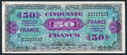 50 Francs FRANCE, 1945, Série 2, N° 23727537 - 1945 Verso Francia