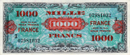 ASSEZ RARE 1000 Francs FRANCE, 1945, Série 3, N° 07981032 - 1945 Verso Francia