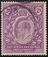 East Africa And Uganda Protectorates   .    SG  10   .   (2 Scans)    .    O      .   Cancelled - East Africa & Uganda Protectorates