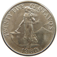 PHILIPPINES 25 CENTAVOS 1960  #t136 0369 - Philippines