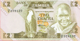 Zambie - Billet De 2 Kwacha - Kenneth Kaunda - Non Daté (1980-88) - P24c - Neuf - Zambia