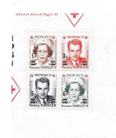 TIMBRES MONACO CROIX ROUGE SERIE CROIX ROUGE RAINIER CHARLOTTE - Altri & Non Classificati