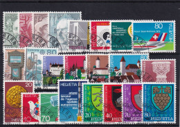 Jahresserie 1979 Schweiz, Michel 1146 - 1168 Alle Mit Einheitlichem ET-Eckstempel - Collections