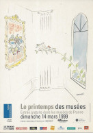 CP Le Printemps Des Musées 14 Mars 1999 Illustrateurs Sempé - Sempé