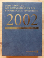 Bund BRD Jahressammlung 2002 Komplett Im Schuber Ersttags-Sonderstempel Bonn Top! - Annual Collections