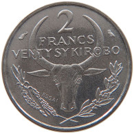 MADAGASCAR 2 FRANCS 1965 ESSAI  #alb065 0311 - Madagascar