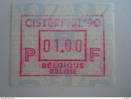 Belgie Belgique 1990 Frama ATM 1 F Cisterphil '90  ATM83 MNH ** - Mint