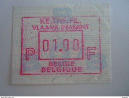 Belgie Belgique 1990 Frama ATM 1 F KE.THE.FIL  ATM82 MNH ** - Mint