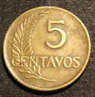 Pas Courant - PEROU - PERU - 5 CENTAVOS 1955 - KM 223.2 - Peru