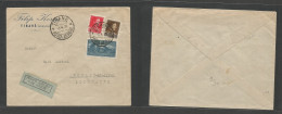 Albania. 1938 (5 April) Tirane - Germany, Berlin. Air Multifkd Env. Comercial. VF. - Albanien