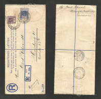 Bc - Nigeria. 1930 (24 Nov) Cameroons Under British Mandate. Kumba - Germany, Hamburg (25 Dec) Registered 3d Blue + Adtl - Autres & Non Classés