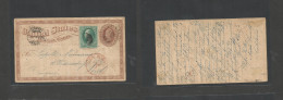 Usa - Stationery. 1875 (Feb 3) Pope Valley, Napa Country, CALIFORNIA - Hungary, Pest (Feb 27) Pre UPU 1c Brown Early Sta - Autres & Non Classés