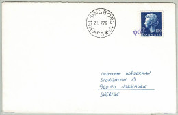 Dänemark / Danmark 1976, Briefausschnitt Paquebot Helsingborg - Jokkmokk - Covers & Documents