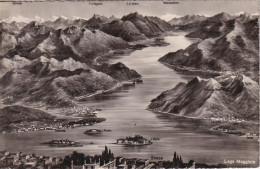 Lago Maggiore - Panoramakarte Von Stresa Aus Gesehen       Ca. 1950 - Tresa