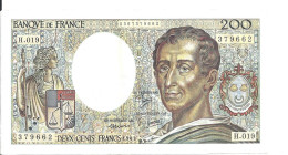 FRANCE 200 FRANCS 1983 VF+ P 155 A - 200 F 1981-1994 ''Montesquieu''