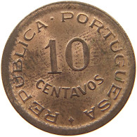 ANGOLA 10 CENTAVOS 1949  #s045 0157 - Angola