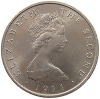 ISLE OF MAN 10 PENCE 1971 Elizabeth II. (1952-2022) #c013 0381 - Isle Of Man