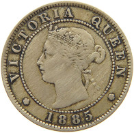 JAMAICA 1/2 PENNY 1885 Victoria 1837-1901 #s062 0065 - Giamaica