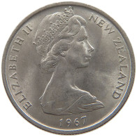 NEW ZEALAND 5 CENTS 1967 Elizabeth II. (1952-2022) #c078 0267 - New Zealand