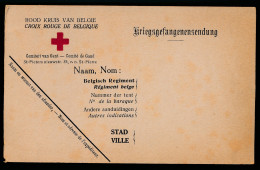 CROIX ROUGE DE BELGIQUE - COMITE DE GAND - Kriegsgefangenschaft