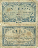 France - BILLET - Chambre De Commerce D'ALBI - UN FRANC - 1917 - JP.005.13 - 15-280 - Bonos