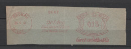 Deutsches Reich Briefstück Mit Freistempel Gronau 1931 Gerrit Van Detden & Co - Franking Machines