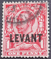 Levant Britannique 1911 George V Timbre De Grande Bretagne Great Britain Surchargé Overprinted LEVANT Yvert 40 O Used - Brits-Levant