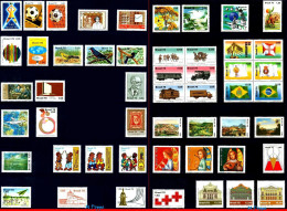 Ref. BR-Y1978-S BRAZIL 1978 - ALL COMMEMORATIVE STAMPSOF THE YEAR, ALL MNH VF, . 50V Sc# 1500~1600 - Full Years