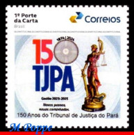 Ref. BR-V2023-59 BRAZIL 2023 - COURT OF JUSTICE OF PARA,150 YEARS, TJPA, MNH, JUSTICE 1V - Unused Stamps